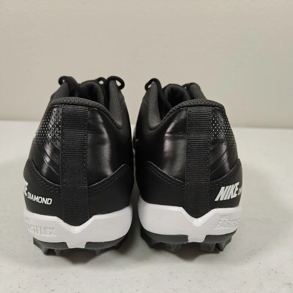 Nike Alpha Huarache Keystone 4 Baseball Cleats Men's 11 Black Grey DJ6524-011